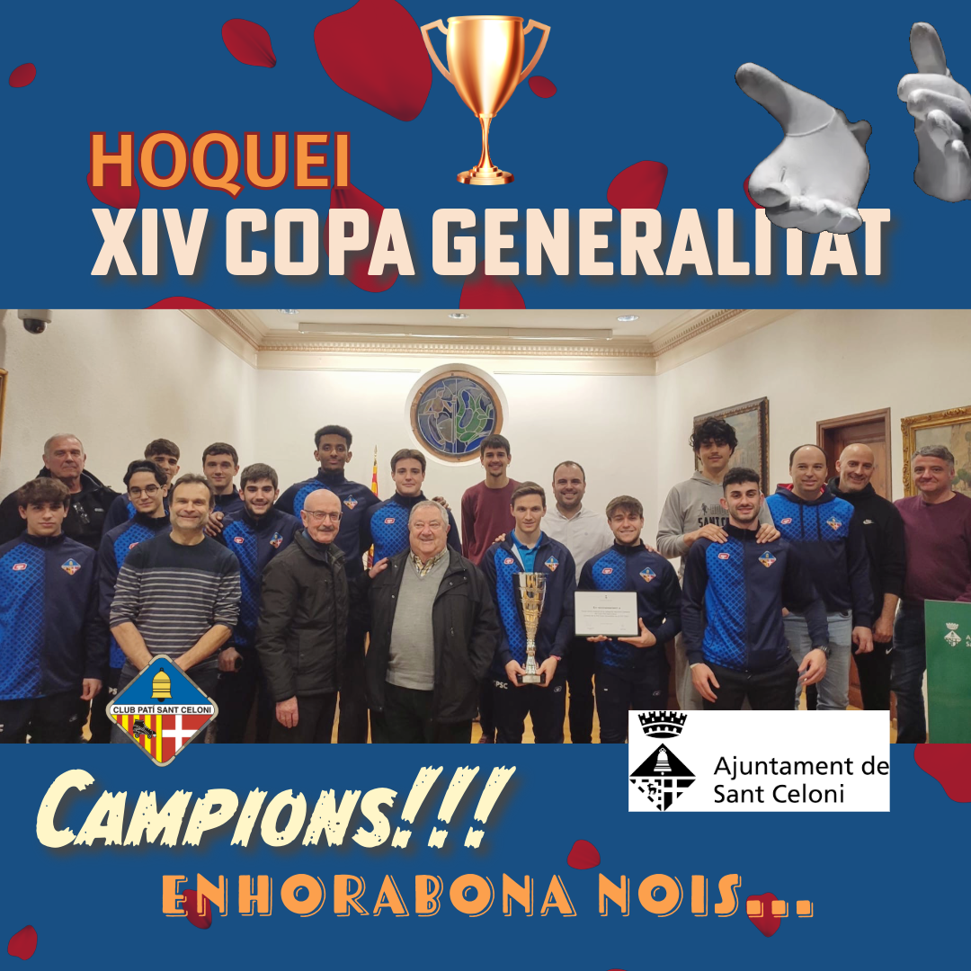 1er Classificat a la XIV Copa Generaltat de Catalunya